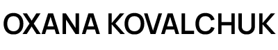 OXANA KOVALCHUK Logo